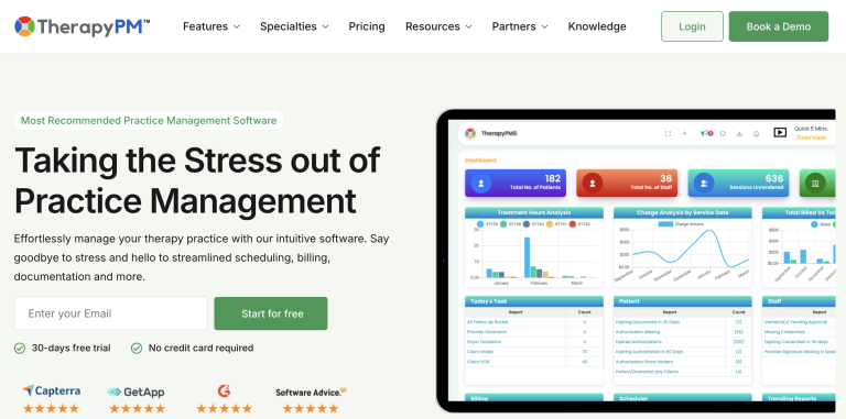 Illustration for 4. TherapyPM: Best for Broad Functionality at a Low Entry Price